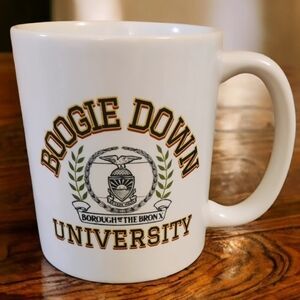 Boogie Down Bronx University White Ceramic 11oz Mug